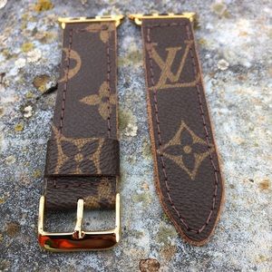 Up-cycled Louis Vuitton Apple Watch Band